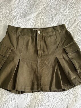Dear John khaki utility skirt